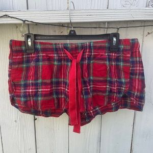 •Old Navy• Red Plaid Soft Shorts